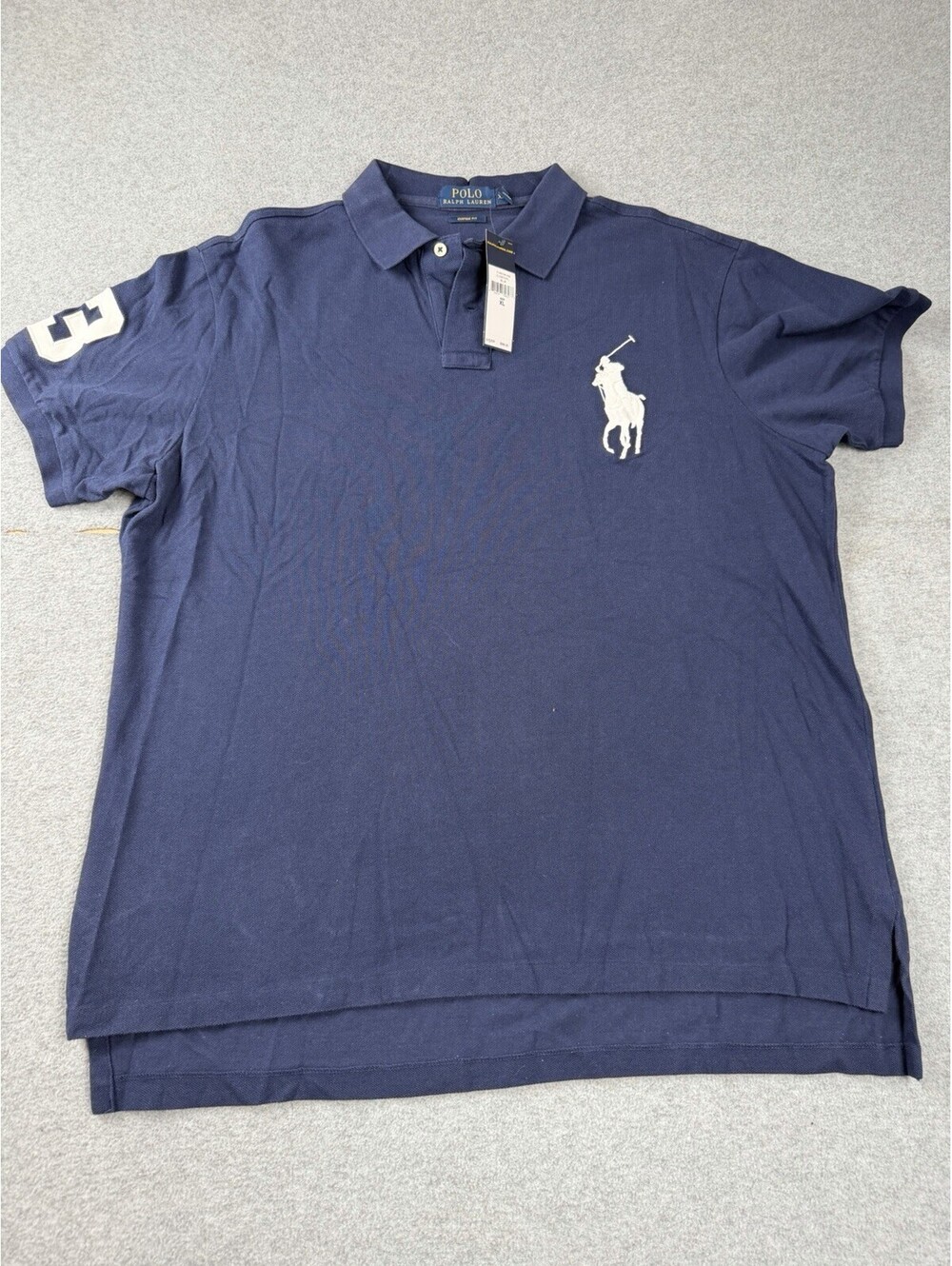 Polo Ralph Lauren Big Pony Polo Shirt Mens Size Small Blue‎ NWT $98 Price Tag